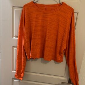 Lululemon Tiger Mesh Crop Top